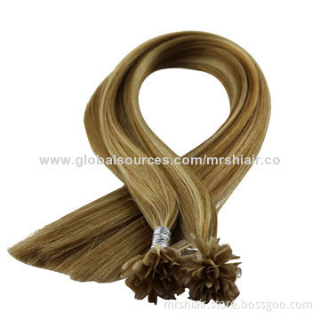 24-inch Piano Color 12#/613# Straight U-tip Hair Extensions